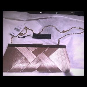 Rose Gold clutch purse